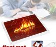 Red Electric Fireplace Awesome 220v 100w Electric Foot Heat Mat Heating Carbon Crystal Foot Warmer Heater