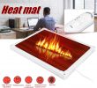 Red Electric Fireplace Inspirational 220v 100w Electric Foot Heat Mat Heating Carbon Crystal Foot Warmer Heater