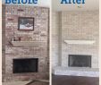 Redo Brick Fireplace New How to Update Brick Fireplace Charming Fireplace