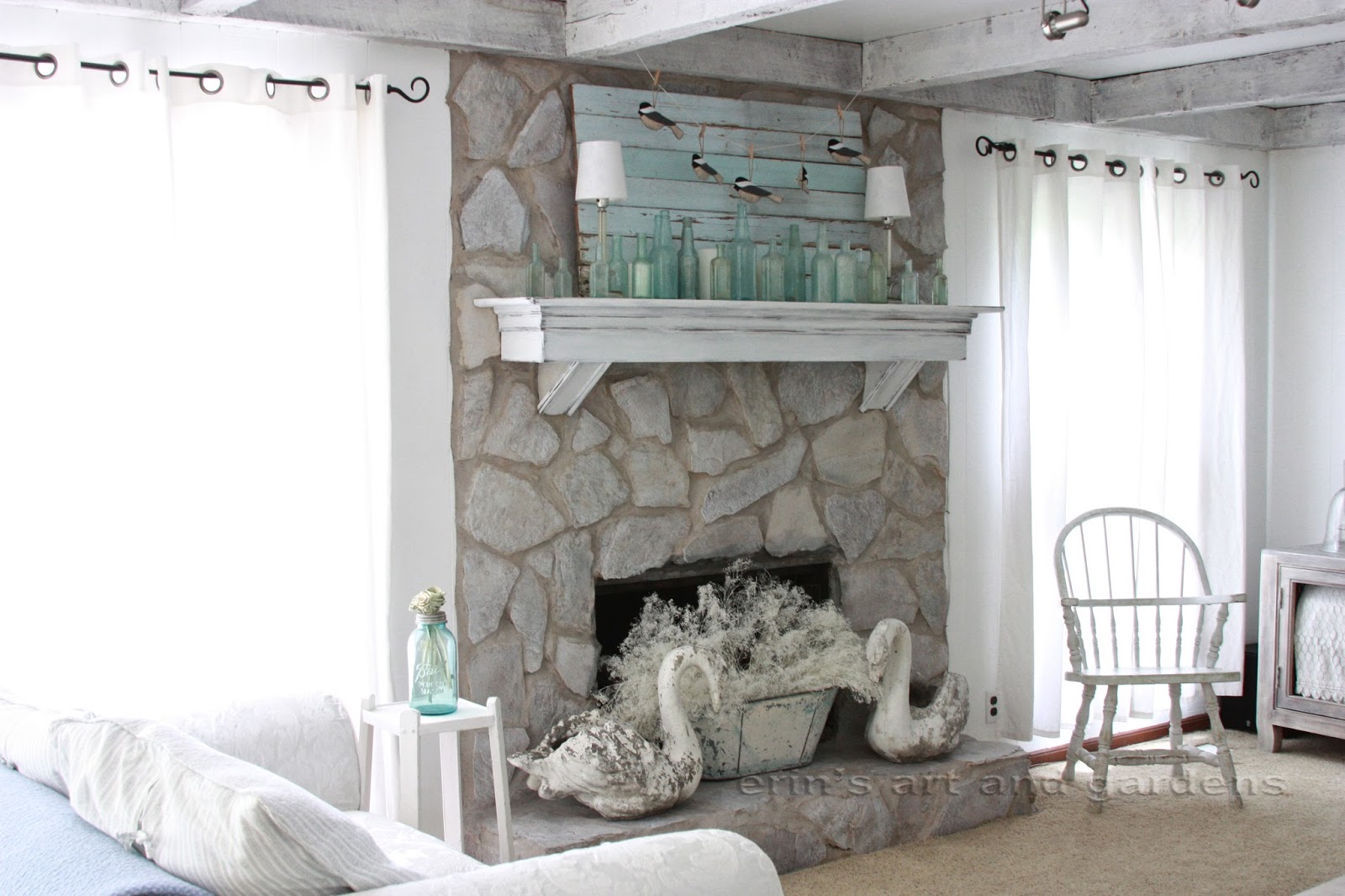 paint stone fireplace Charming Fireplace IMG 1892 copy