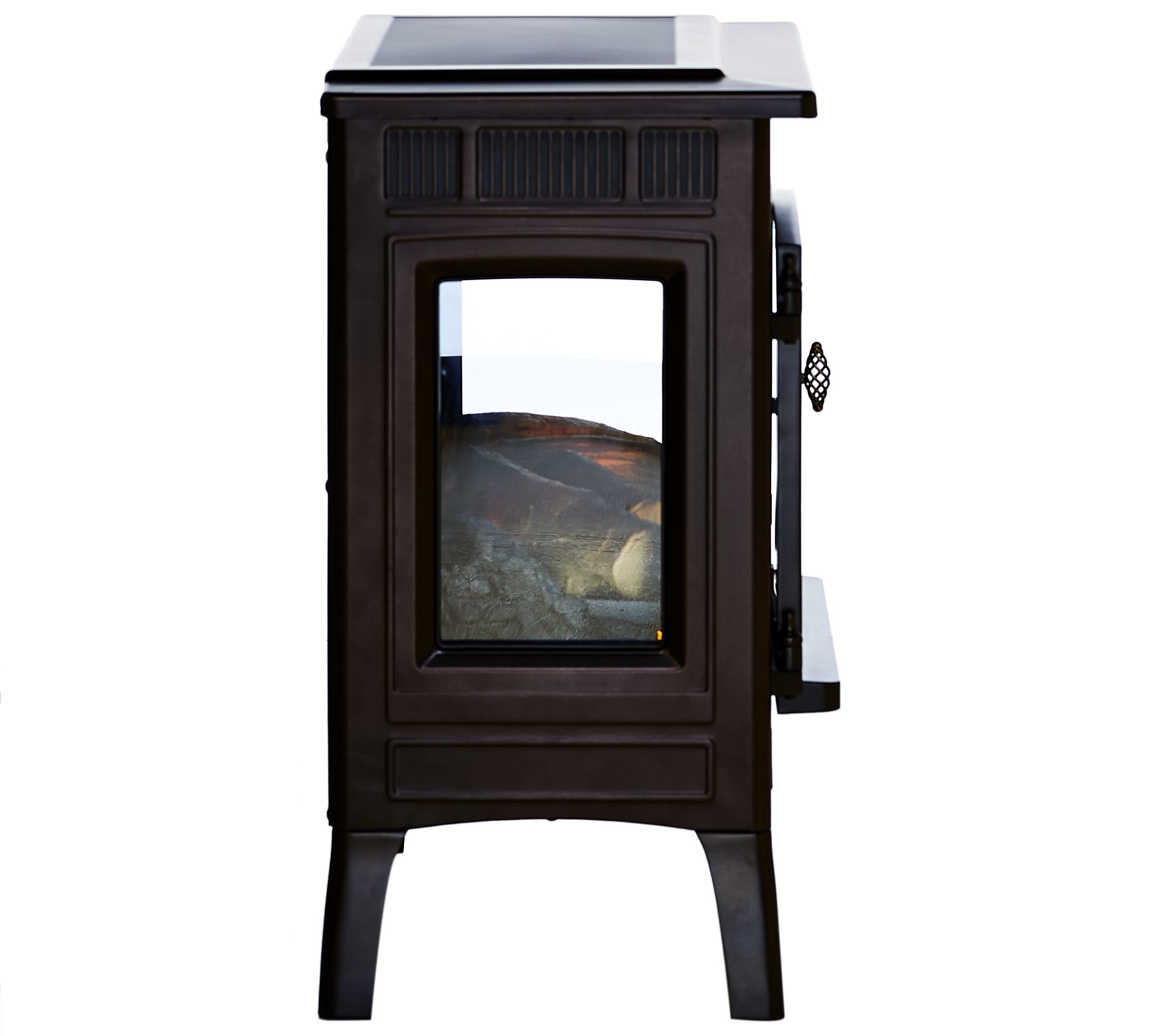 Duraflame Infrared Quartz Stove Heater with 3D Flame Effect & Remote — QVC v 004