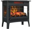 Redstone Tabletop Fireplace Heater Lovely Duraflame Infrared Quartz Stove Heater with 3d Flame Effect & Remote — Qvc