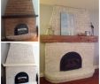Reface Fireplace before and after Inspirational Diy Whitewash A Brick Fireplace Fireplace Makeover