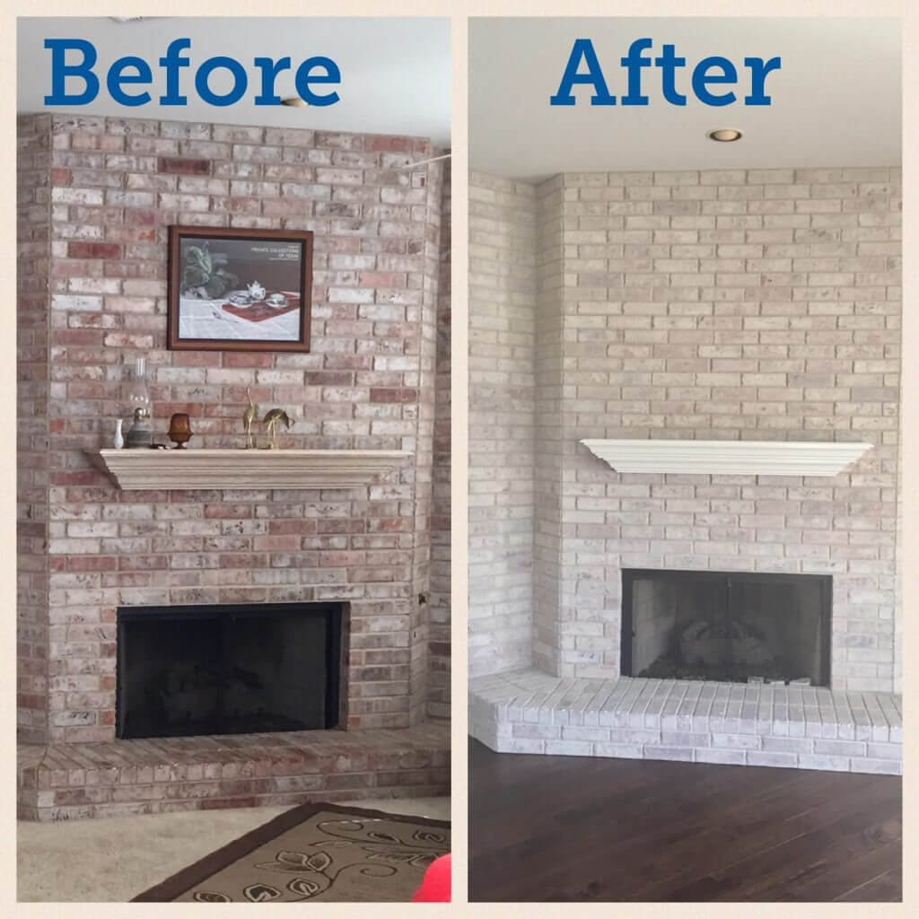 Refacing Fireplace with Stone Awesome How to Update Brick Fireplace Charming Fireplace
