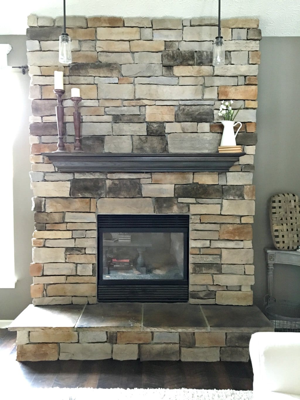 Refacing Fireplace with Stone Awesome Paint Stone Fireplace Charming Fireplace