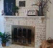 Remove Paint From Brick Fireplace Awesome $20 Fireplace Makeover How to A Whitewashed Look On A