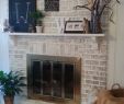 Remove Paint From Brick Fireplace Awesome $20 Fireplace Makeover How to A Whitewashed Look On A