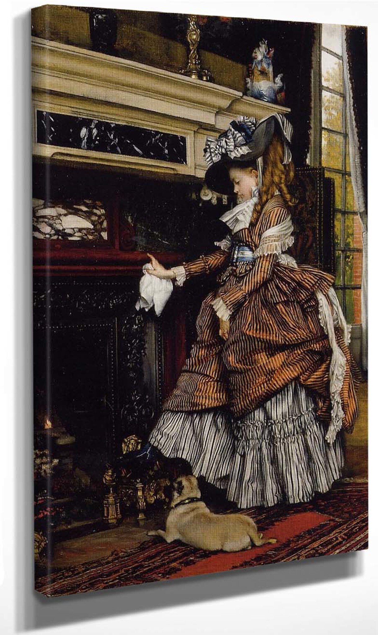 The Fireplace By James Tissot the fireplace james tissot