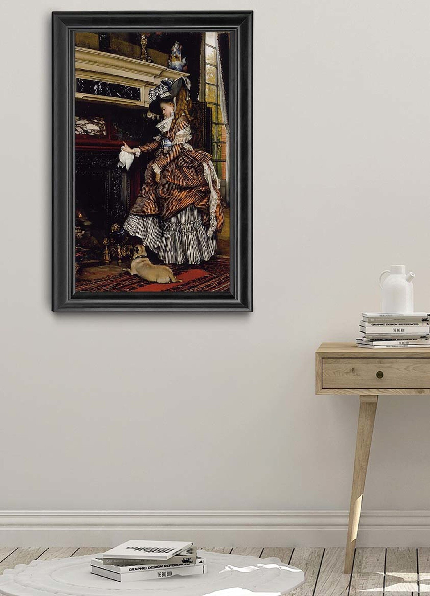 The Fireplace By James Tissot the fireplace james tissot