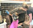 Restore Brick Fireplace Fresh Black Painted Brick Fireplace with New Restoration Hardware