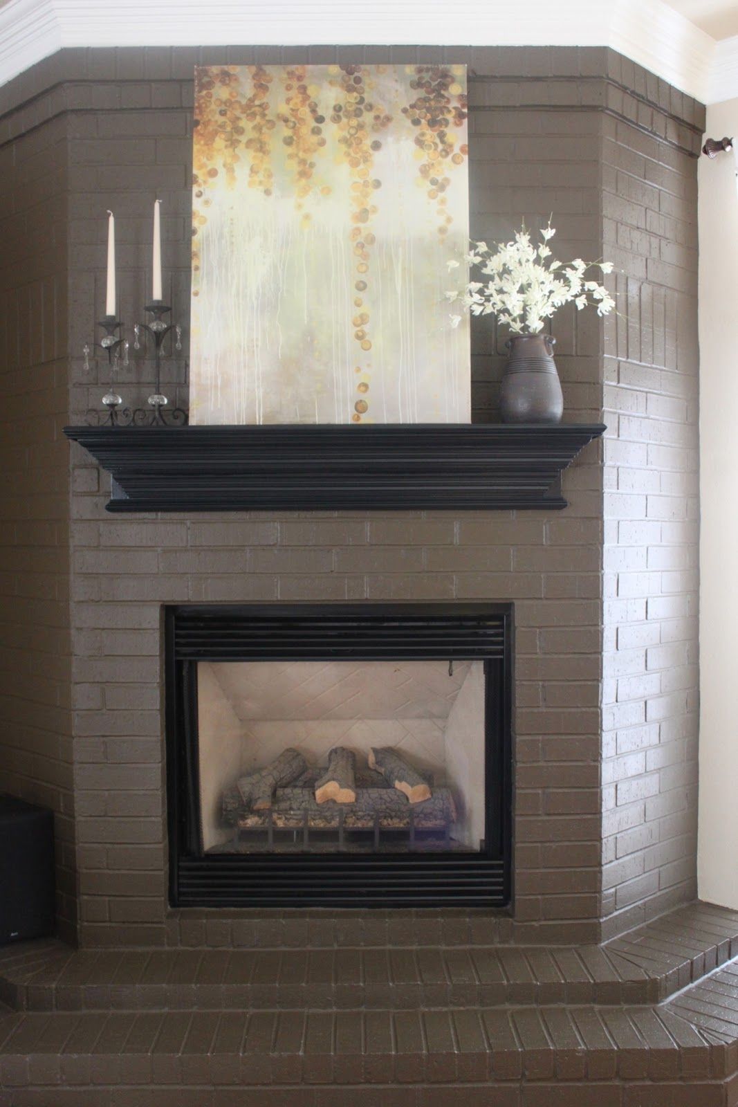 Restoring Brick Fireplace New Color to Paint Brick Fireplace