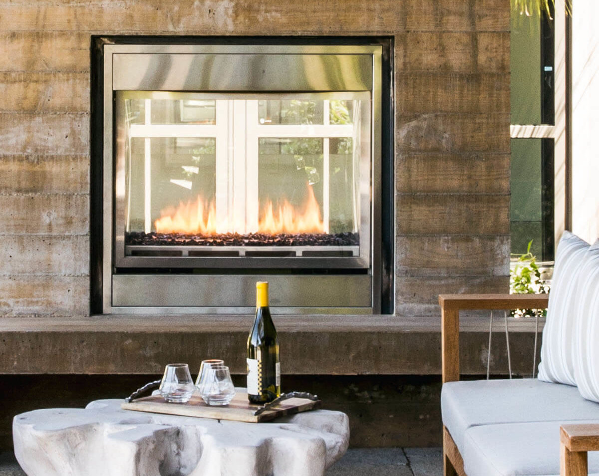 montigo modern residential fireplace see through ventless outdoor HL38SVO 1200x1400 1200x1400
