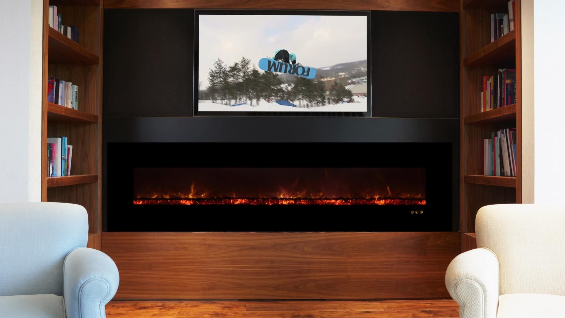 Round Electric Fireplace Unique Stacked Stone Electric Fireplace – Best Wall Mounted