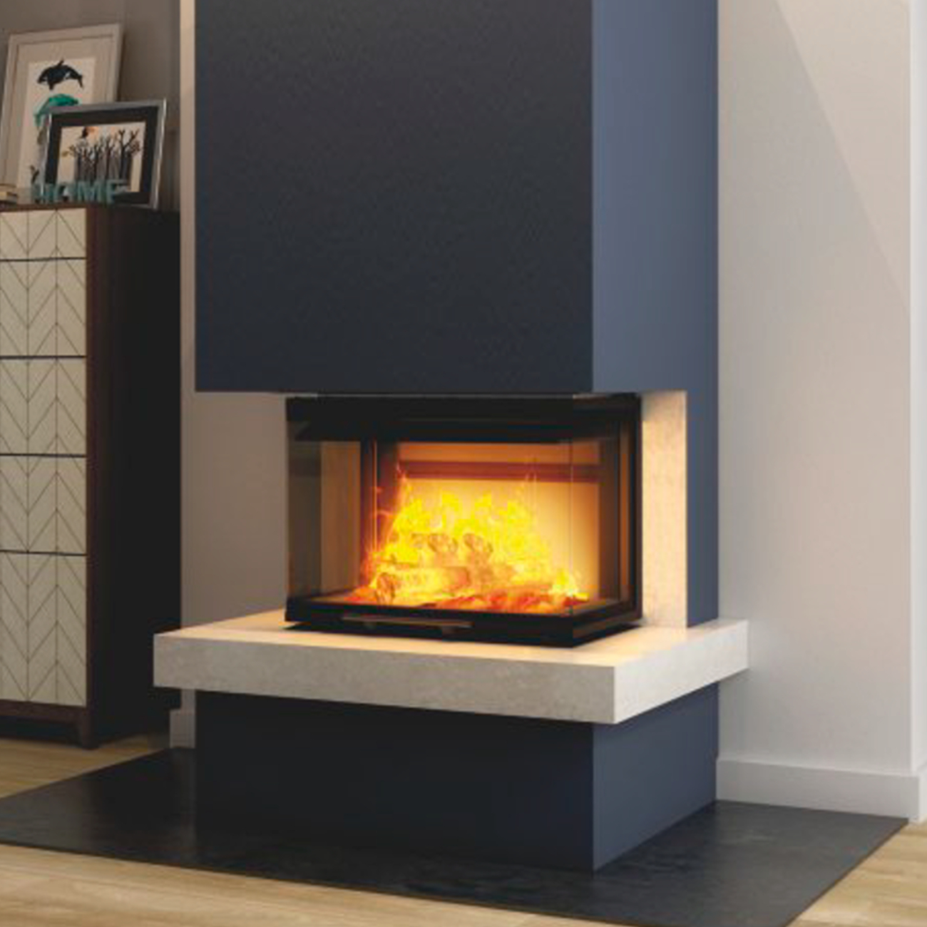 Royal Fireplace Beautiful Royal Medium Kaminbausatz Smart 3xlth Kamineinsatz 6kw