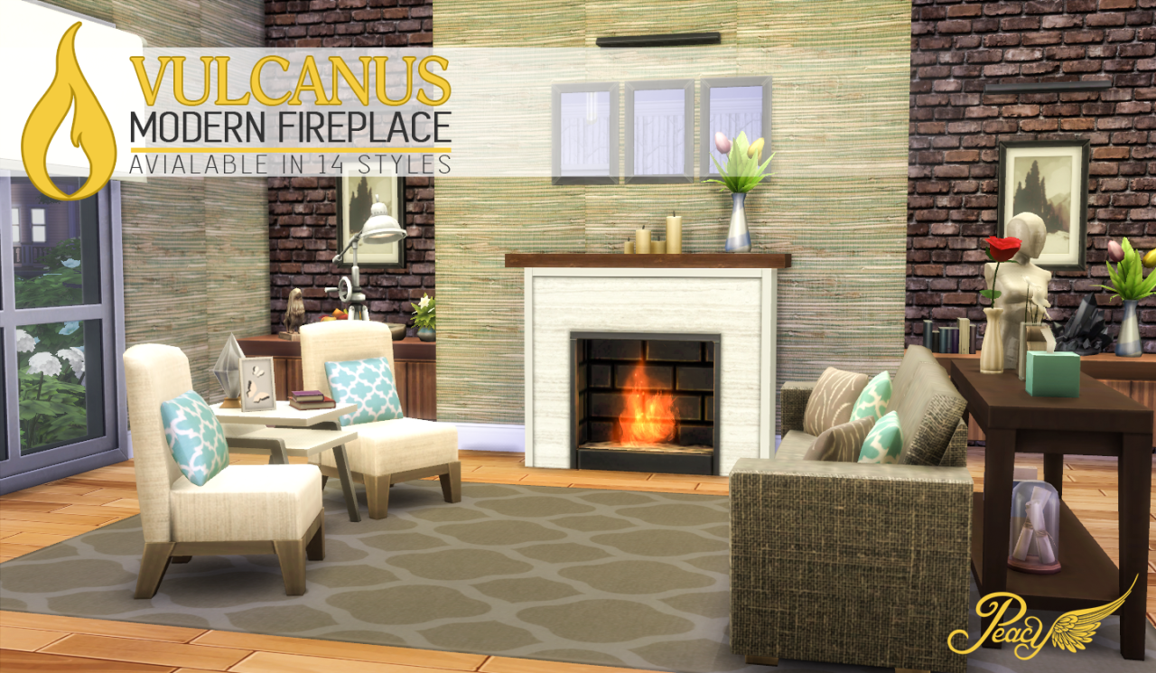 Royal Fireplace Beautiful the Sims 4 Peacemaker S Vulcanus Modern Fireplace