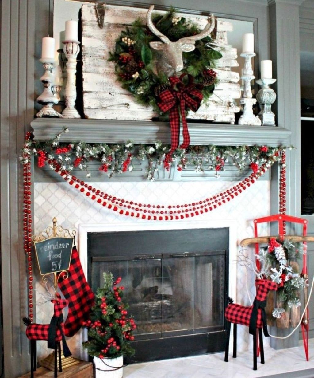 Rustic Fireplace Decor Fresh 50 Romantic Rustic Ideas Christmas Decorations Ideas