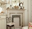 Rustic Fireplace Decor Luxury Faux Fireplace Chalk Painted Living Room Chippy Shabby