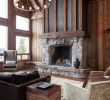 Rustic Fireplace Ideas Elegant Woodland Cabin Nestle In Luxury