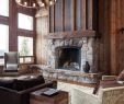 Rustic Fireplace Ideas Elegant Woodland Cabin Nestle In Luxury