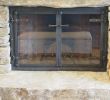 Rustic Fireplace Screen New Levered Fireplace Door