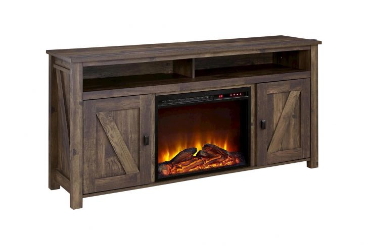 Rustic Wood Electric Fireplace Luxury Brookside Electric Fireplace Tv Console for Tvs Up to 60