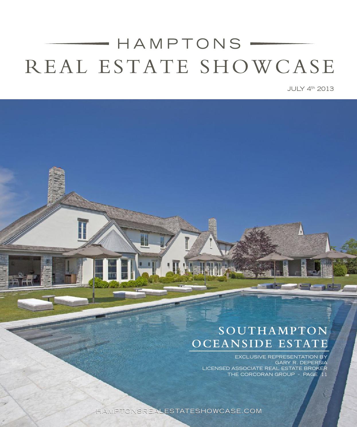 Hamptons Real Estate Showcase Magazine July 4th Issue by page 1