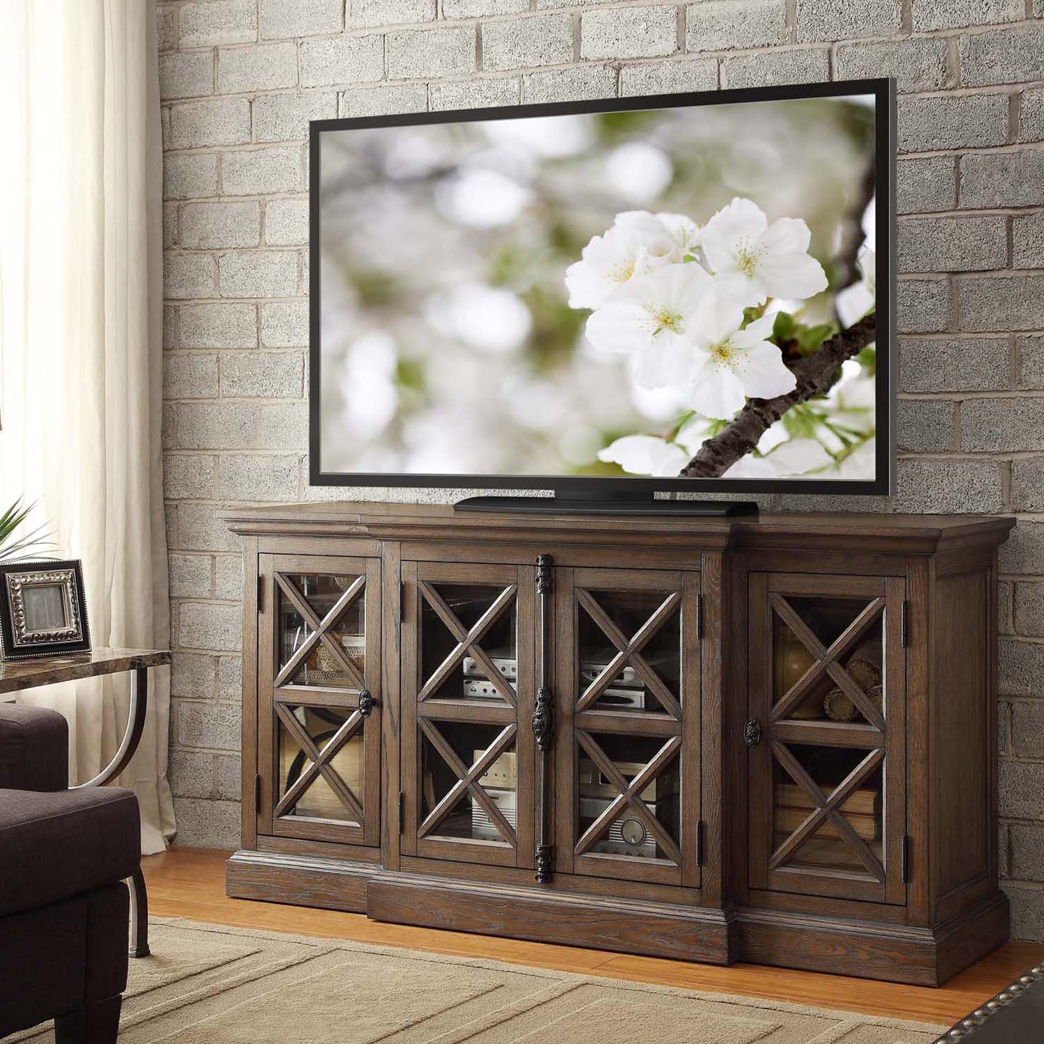 Sams Fireplace Elegant Dover Entertainment Console Sam S Club