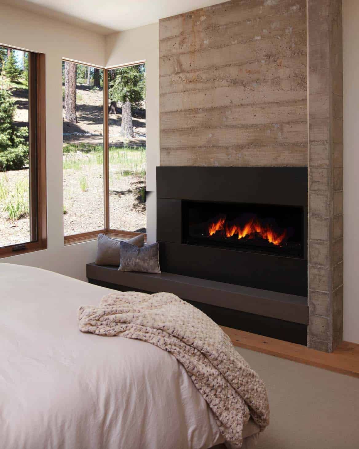 Sams Fireplace New Mountain Modern Retreat In Lake Tahoe Offers A sophisticated