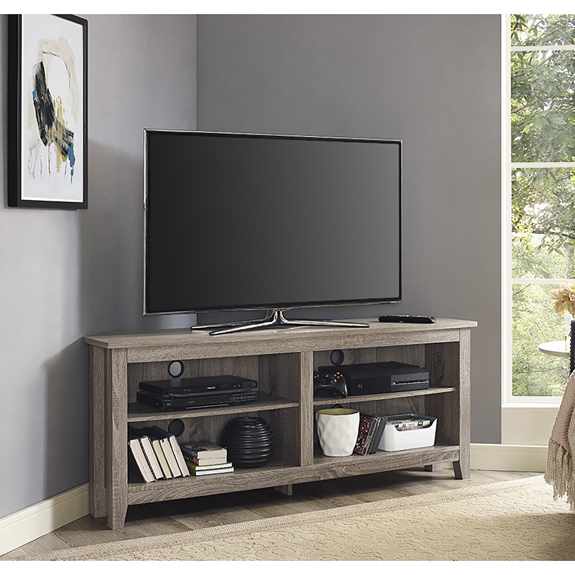 tv stand with mount for corner wooden 65 inch glass wood swivel