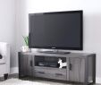 Sauder Tv Stand with Fireplace Best Of New 60" Modern Industrial Tv Stand Console Charcoal Black
