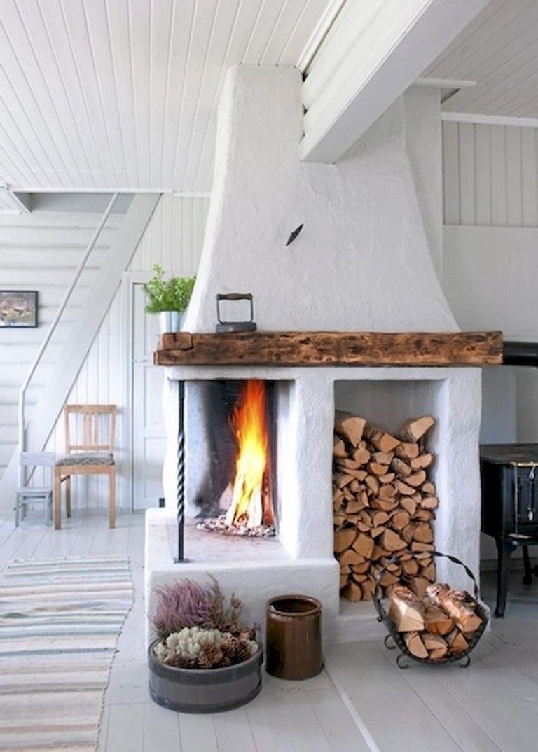 Scandinavian Fireplace Inspirational 64 Smart Scandinavian Fireplace Ideas Makeover for Your