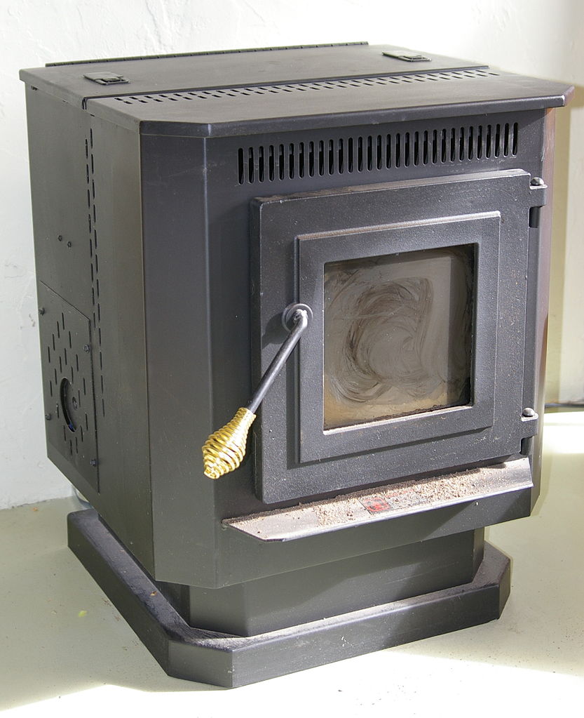 833px Pellet stove