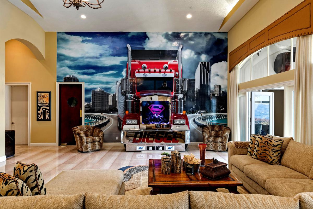 Scott Living Fireplace Lovely at $28m 31k Square Feet Shaq S orlando Home is Fittingly