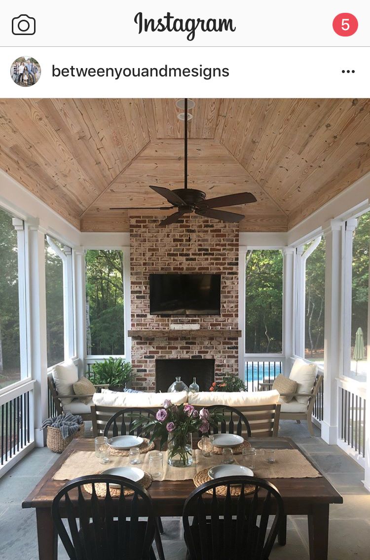 Screened In Porch with Fireplace Lovely Lovely Porch if there is Ever A tornado that S Takes the