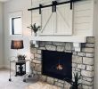 Shiplap Above Fireplace Beautiful White Painted Shiplap On A Fireplace with Secret Tv Storage