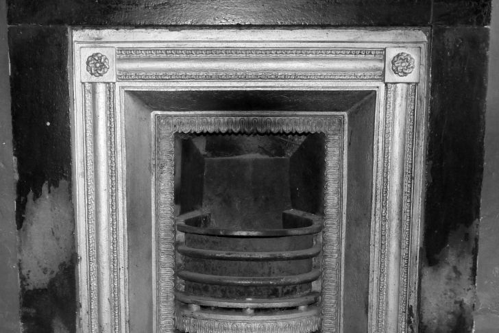 Silver Fireplace Elegant Cast Iron Fireplace In the Bedroom Painted Silver sometime