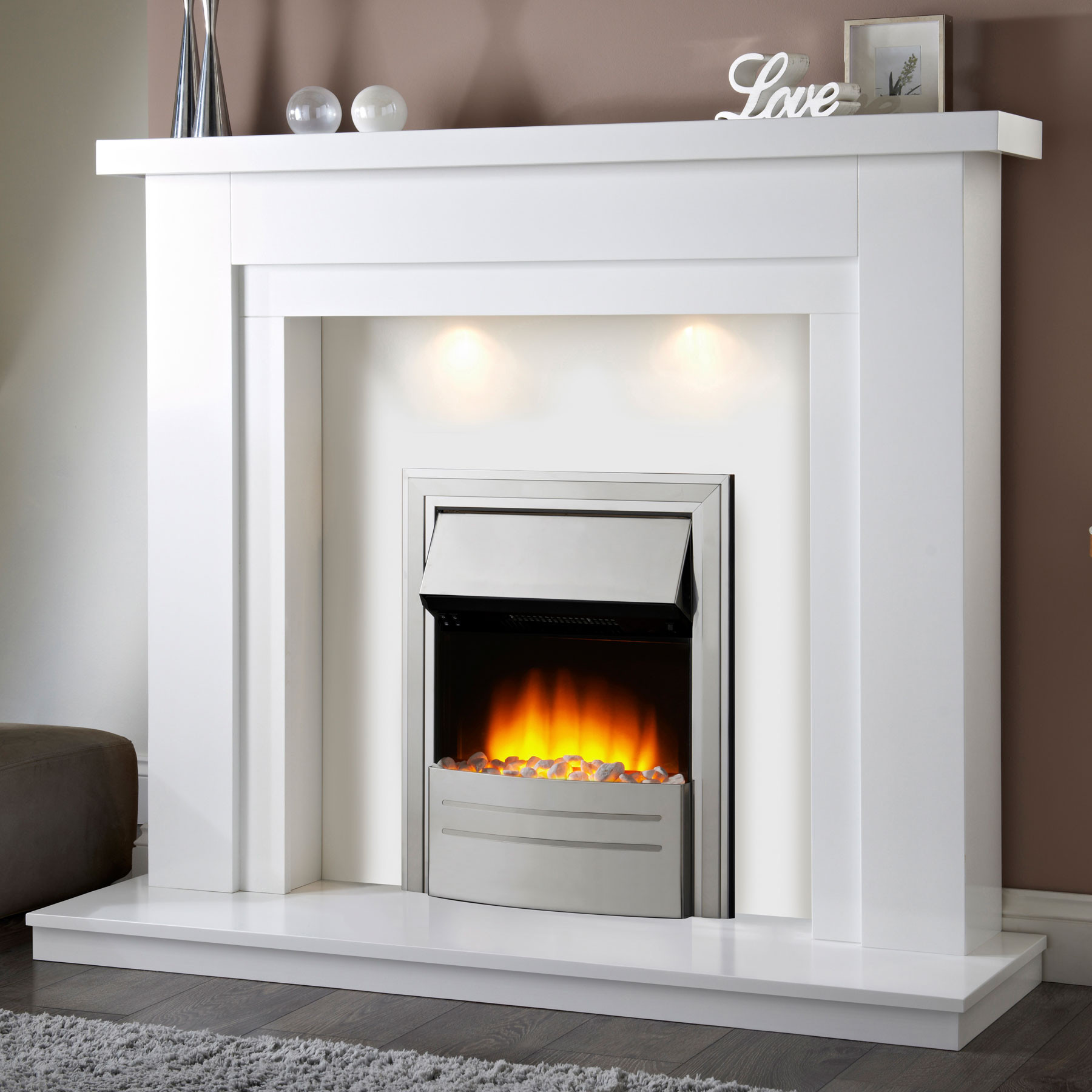 Simplifire Electric Fireplace Luxury White Fireplace Electric Charming Fireplace