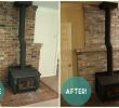 Single Brick Fireplace Best Of before and after White Washed Brick In the Den