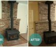 Single Brick Fireplace Best Of before and after White Washed Brick In the Den
