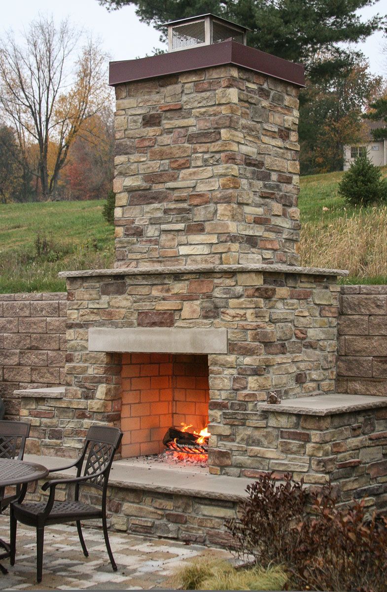 Single Brick Fireplace Lovely F&m Supply Eldorado Stone Gallery