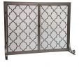 Single Fireplace Screen Luxury Single Panel Iron Fireplace Screen Living Room