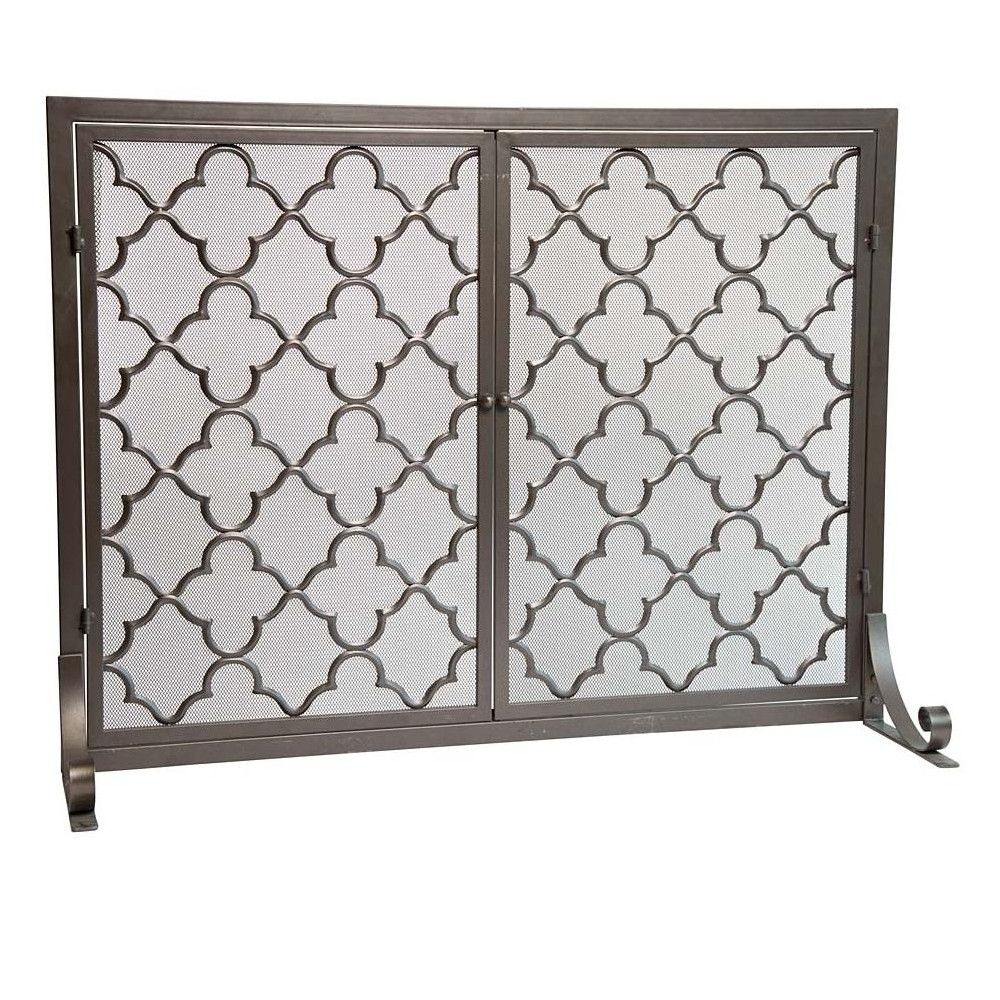 Single Fireplace Screen Luxury Single Panel Iron Fireplace Screen Living Room