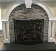 Slate Tile Fireplace Surround Inspirational after Using Arlington Stria Glass and Stone Wall Tile for