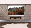 Sliding Barn Door Tv Stand with Fireplace Inspirational Barn Door Floating Tv Stand Entertainment Center Farmhouse