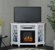 Small Corner Electric Fireplace Elegant Lynette 56 In Corner Electric Fireplace In White