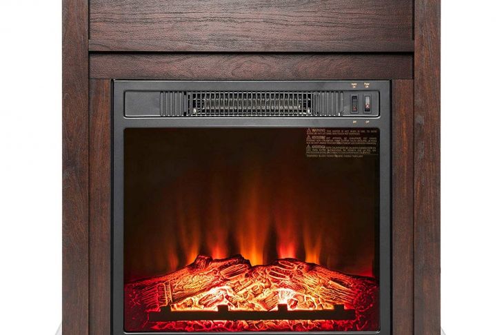 Small Fireplace Heater Lovely Amazon Akdy 27&quot; Brown Wood Finish Insert Freestanding