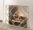 Small Fireplace Screen Awesome Lexington Single Panel Fireplace Screen In 2019