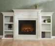 Small White Electric Fireplace Elegant White Electric Fireplace with Bookcase