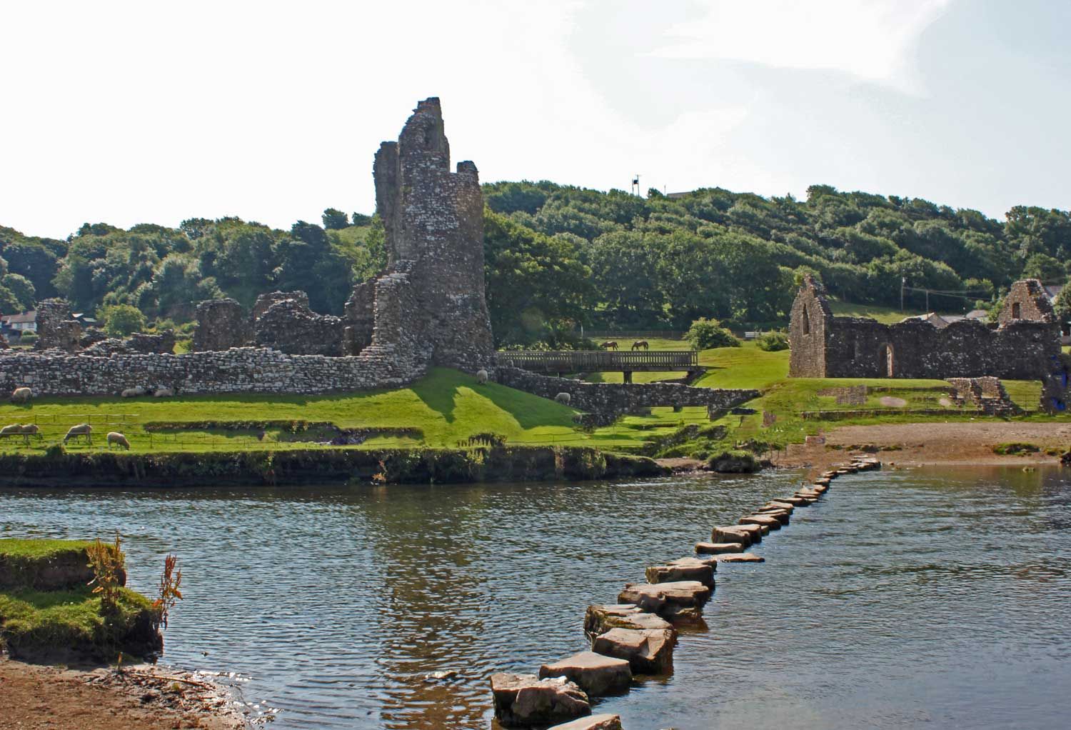 Solas Fireplace Inspirational Stepping Stones Lead Across the River Ogmore to the Ruins Of