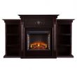 Southern Enterprises Fireplace Elegant Tennyson Electric Fireplace W Bookcases